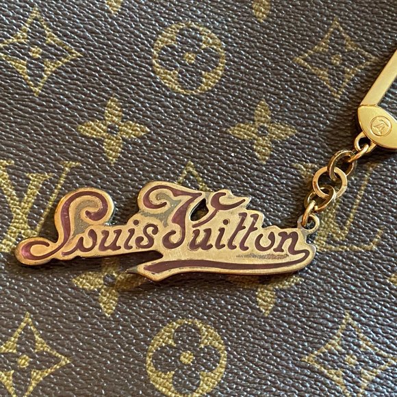 Louis Vuitton Handbags - Louis Vuitton Legende Key Chain Bag Purse Charm Pink Brass Logo